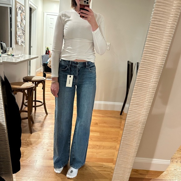 Staud Gus Jean vintage wash - new with tags - Picture 2 of 3